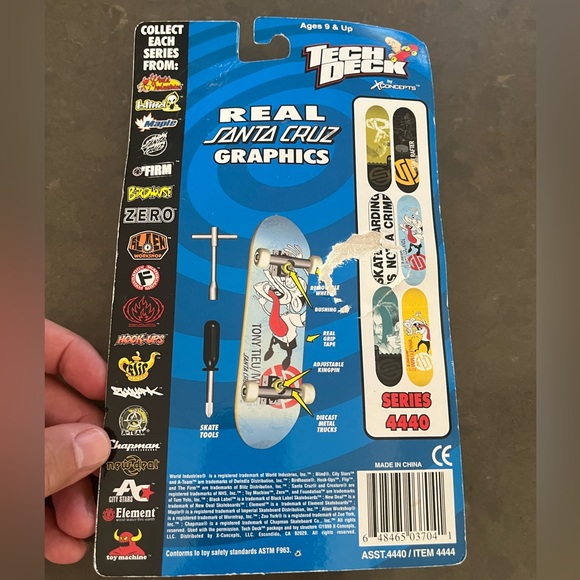 Vintage Tech Deck Santa Cruz NIP skateboard - Picture 2 of 4
